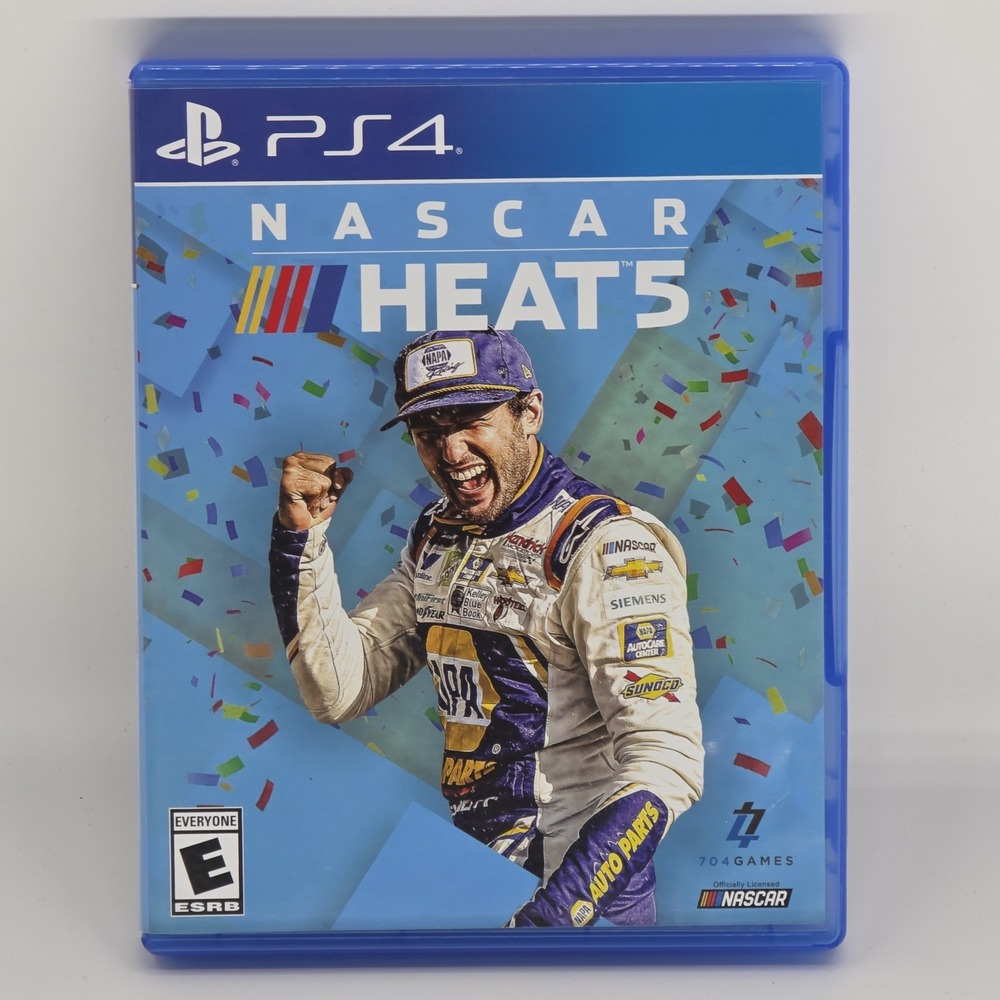 Nascar Heat 5 Sony PlayStation 4 Complete CIB Video Game Tested PS4